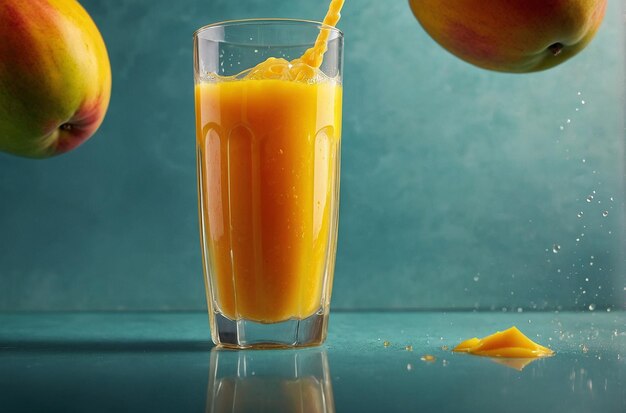 Der Geschmack des Sommer-Mango-Saft-Flings