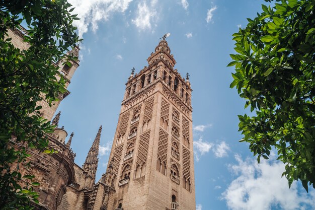 Der Giralda-Turm in Sevilla, Andalusien