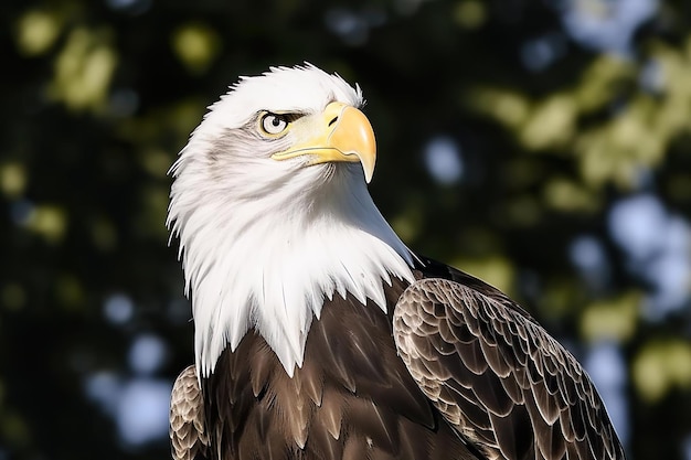 Der Glatzkopfadler Haliaeetus leucocephalus