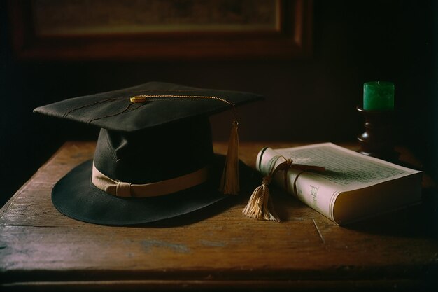 Der graduate39s Hut Universitätsstudenten Abschluss Graduierung Hut Akademische Kappe Vorlage für Design Party High School oder College