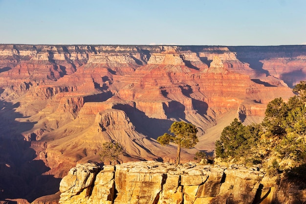 Foto der grand canyon beim sonnenuntergang