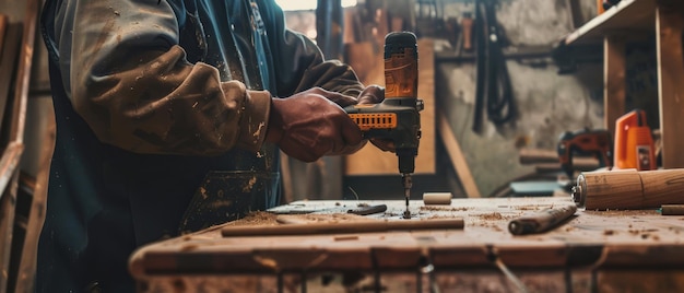 Der Handwerkermeister Ein Blick in eine Holzwerkstatt