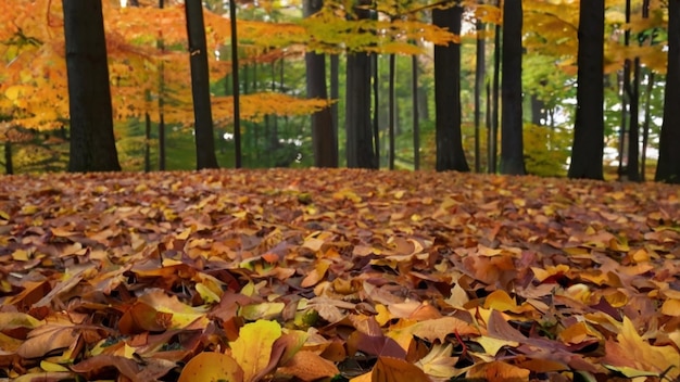 Der Herbst ist prächtig, die Landschaften sind lebendig und das Laub im Herbst