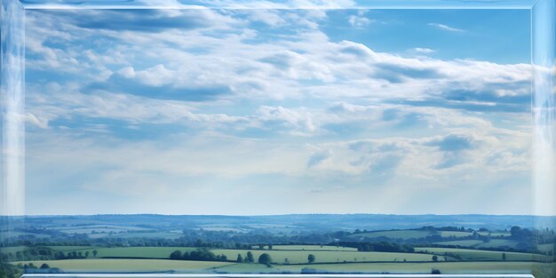 Foto der himmel ist blau und die wolken sind farbig.