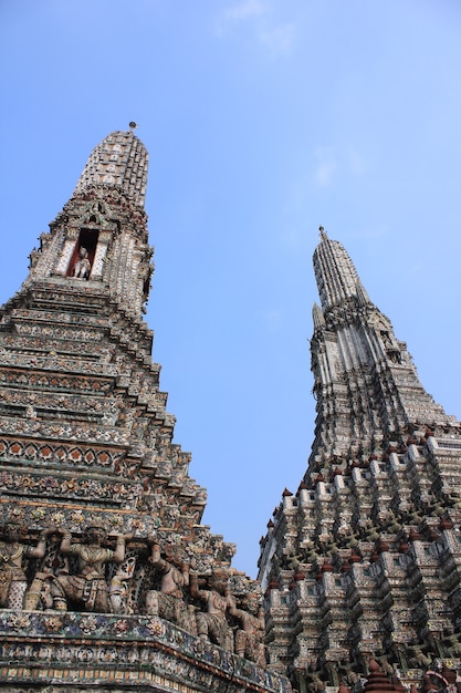 Der hohe Stupa von Wat Arun