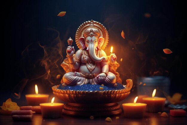 der indische Gott Lord Ganesha