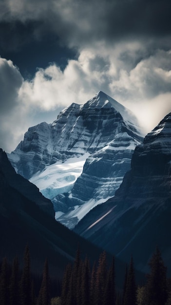 Der Kailash-Berg ist ein Berg aus Schnee.