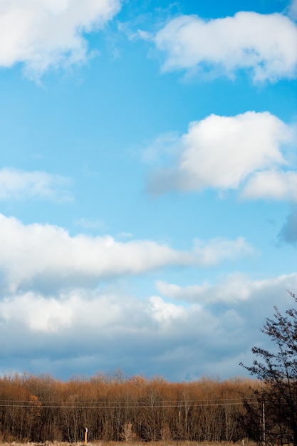 Der klare blaue Himmel der Ukraine ohne Raketen Drohnen und Explosionen Der Krieg wird enden und es wird Frieden geben Flagge der Ukraine Glaube an den Sieg