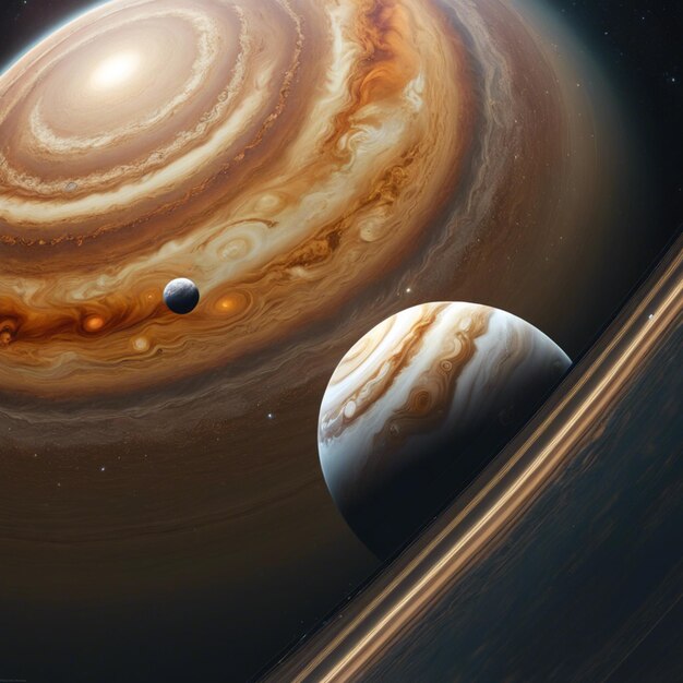 Foto der könig der gasriesen jupiter