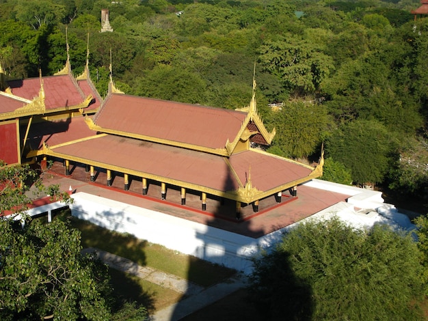 Der königliche Palast in Mandalay Myanmar