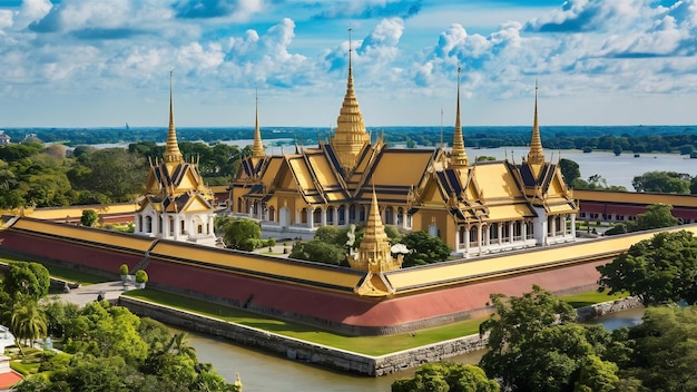 Der königliche Palastkomplex von Phnom Penh