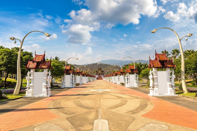 Der königliche Ratchaphruek Park in Chiang Mai in Thailand