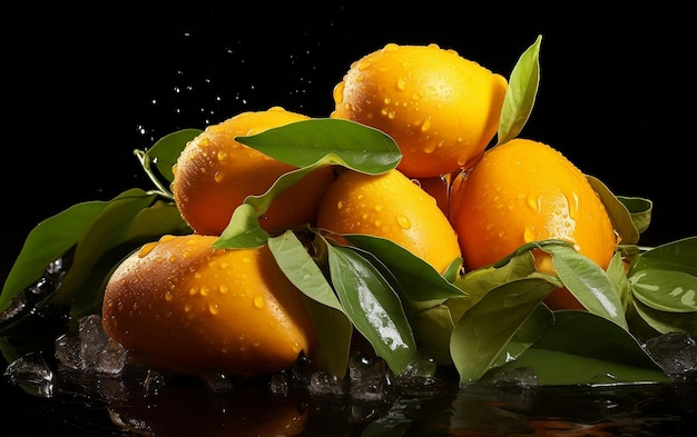 Der köstliche Mango Mochi Capture Generative von Ai