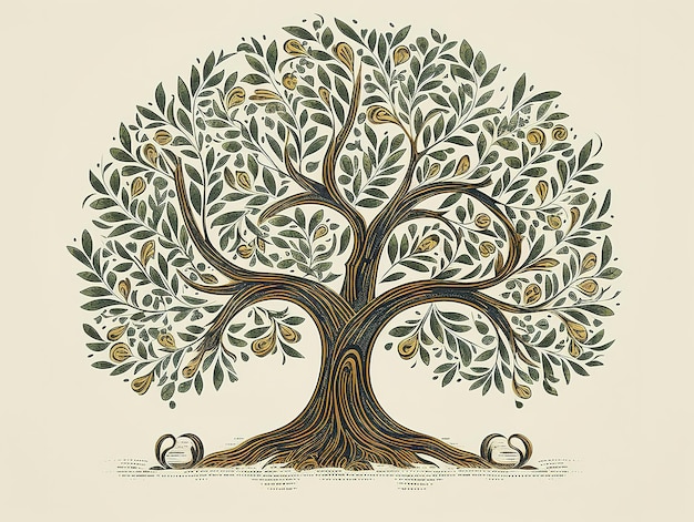 der Lebensbaum-Bildung