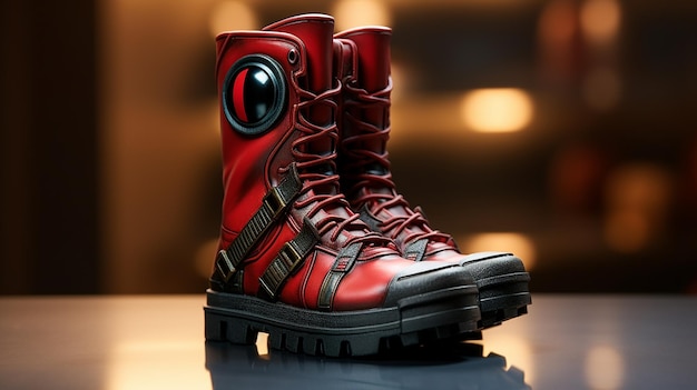 Der leuchtende anthropomorphe Stiefel Marvel's Deadpool