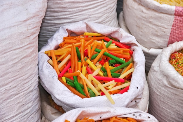 Der lokale Markt in der Stadt Karachi, Pakistan