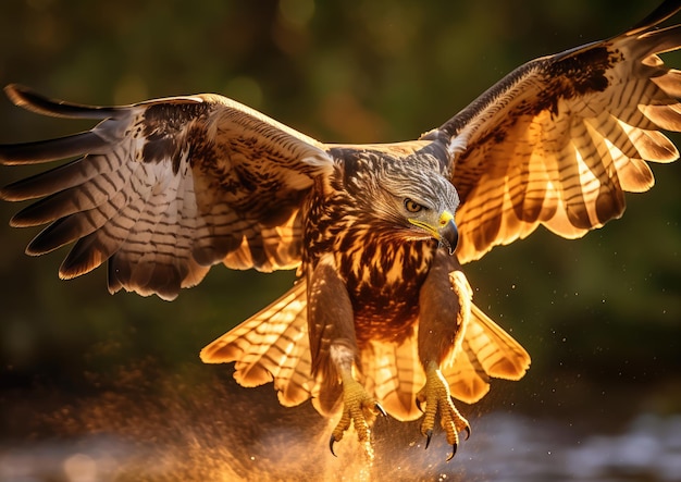 Der Mäusebussard ist ein mittelgroßer bis großer Greifvogel