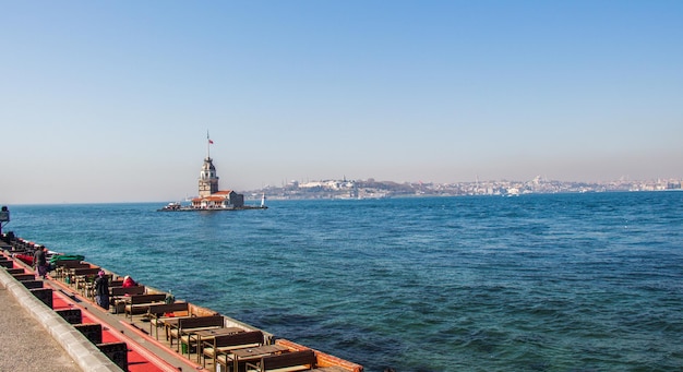 Der Maidens Tower in Istanbul