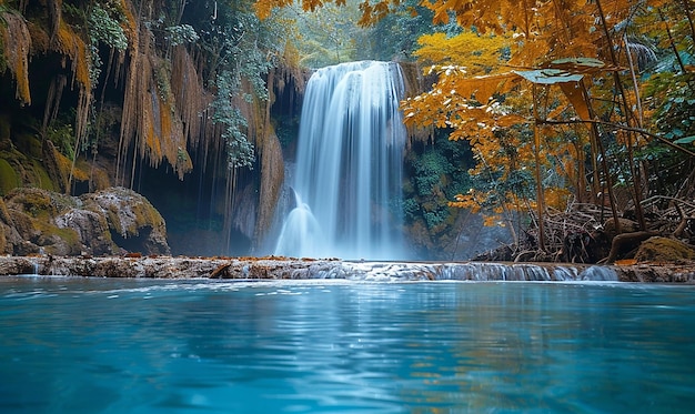 Der majestätische Dschungel-Wasserfall