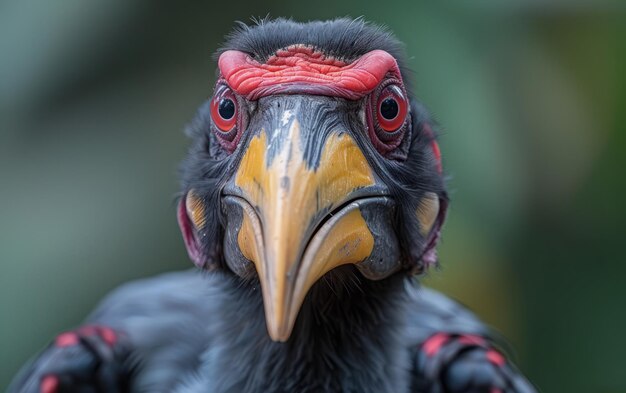 Der majestätische Vogel in Nahaufnahme