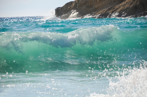 Der malerische Strand von Matala (Griechenland, Kreta)