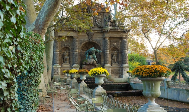 Der Medici-Brunnen Luxemburger Garten Paris Frankreich