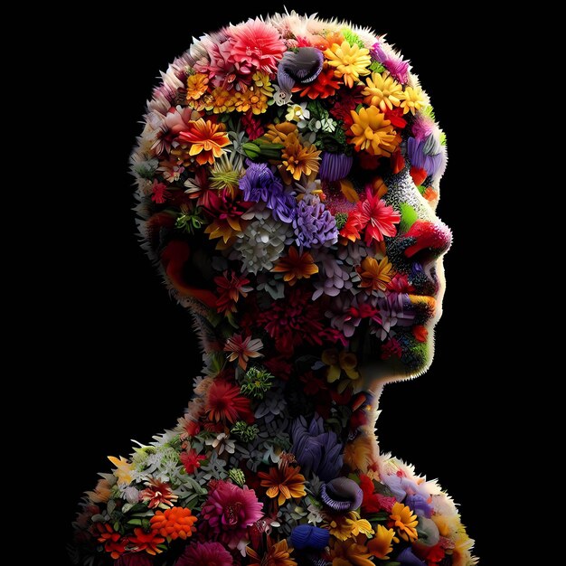 Der Mensch aus Blumen