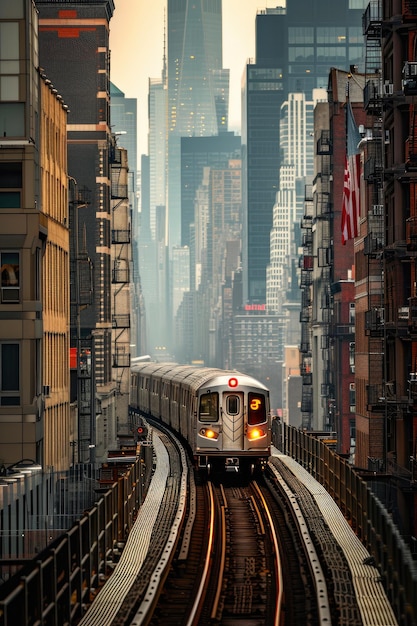 Foto der metropolitan marvel's contemporary train in new york