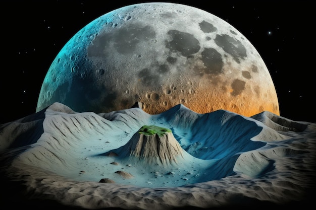 Der Mond ist der einzige natürlich vorkommende Satellit, der die Erde umkreist