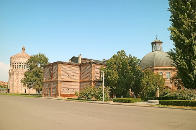 Der Muttersitz der Heiligen Etschmiadzin-Kirche in der Stadt Vagharshapat, Armenien