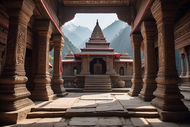 Der mystische Himalaya-Tempel