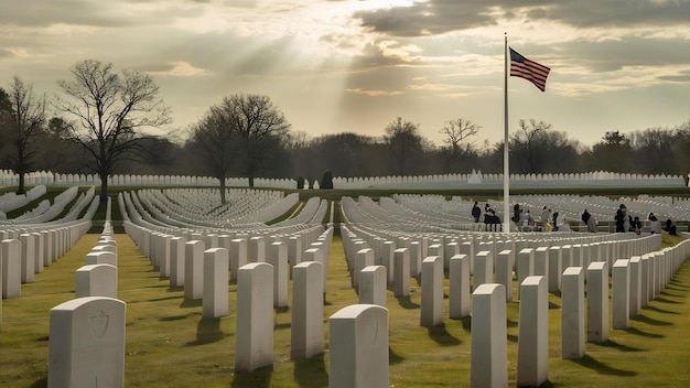 Der nationale Friedhof von Arlington