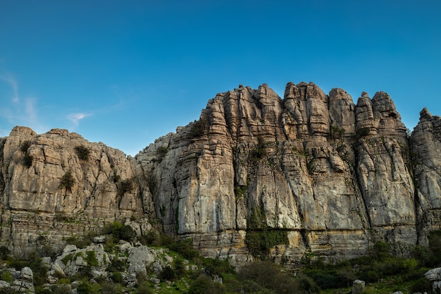 Der Naturpark Torcal liegt in der Nähe von Antequera, Spanien