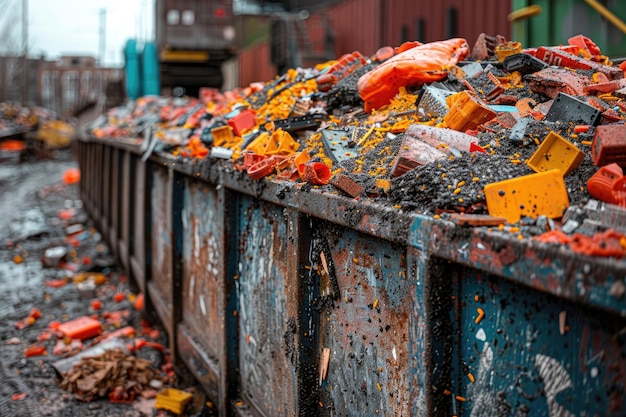 der Ort des Recyclingprozesses elektronischer Komponenten professionelle Fotografie