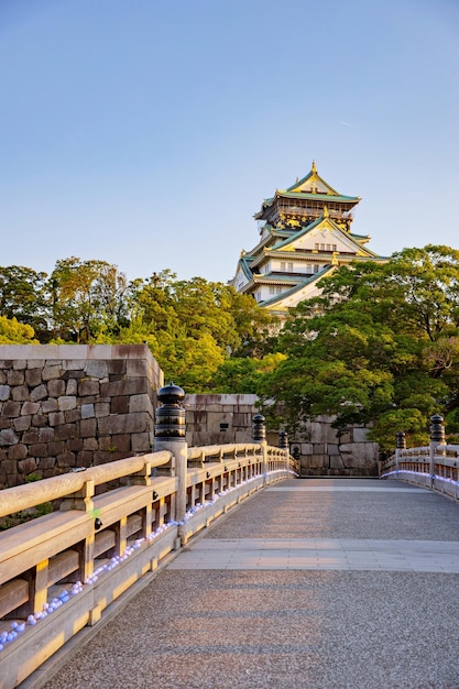 Der Osaka Castle Park ist ein öffentlicher Stadtpark und eine historische Stätte in Osaka, Japan.