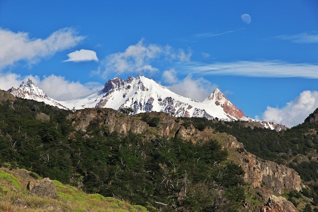 Der Panoramablick von Fitz Roy nahe El Chalten in Patagonien, Argentinien