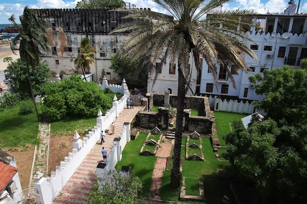 Foto der park in stone town, sansibar, tansania