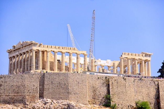 Der Parthenon in Athen Akropolis Griechenland