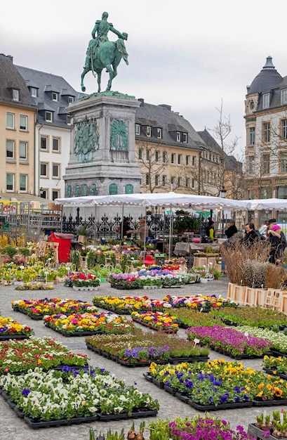 Foto der place guillaume ii in luxemburg