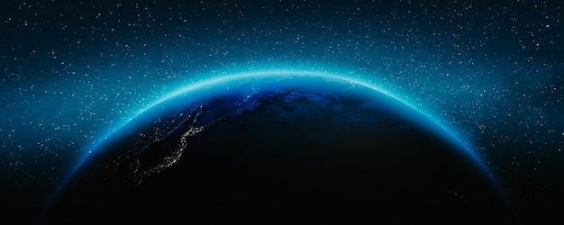 Der Planet Erde Japan in der Nacht