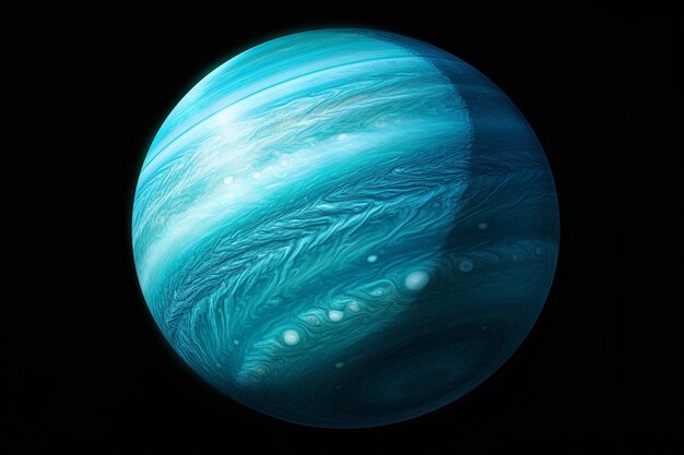 Foto der planet uranus generativ ai