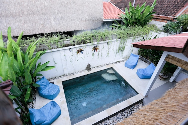 Der Pool in der Villa Ubud