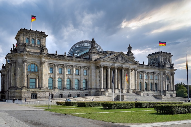 Foto der reichstag in berlin