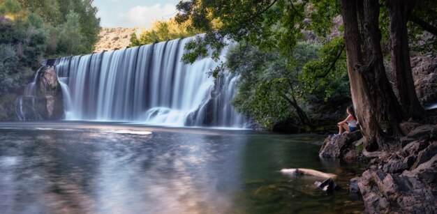 Foto der ruhigkeits-wasserfall-retreat