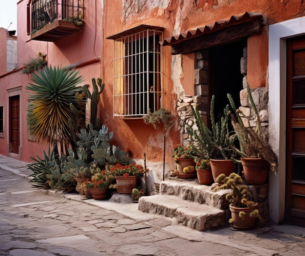 Foto der rustikale charme der mexikanischen pueblos