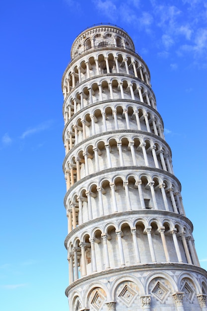 Der schiefe Turm von Pisa in Italien