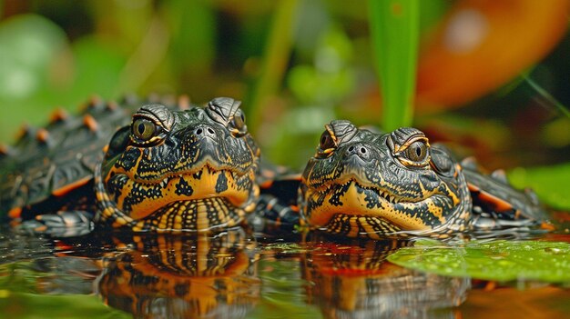 Der Schildkröten-Sammler American Alligator und Redbellied Turtles in Südflorida