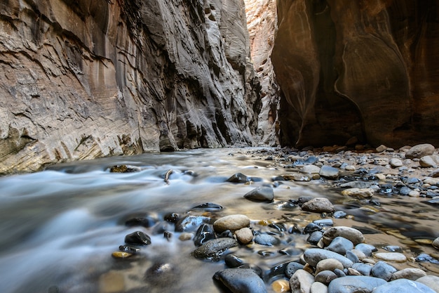 Foto der schmale zion nationalpark, usa