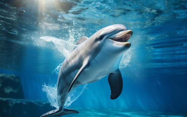 Der spielerische Delfin
