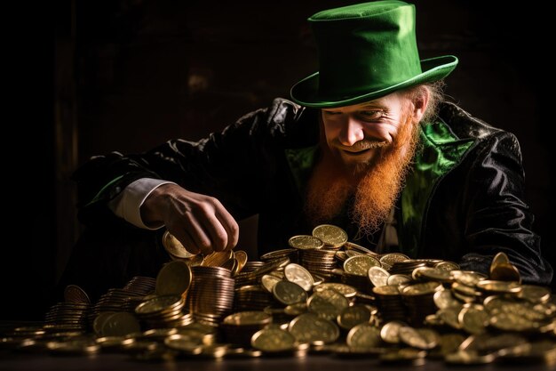 Foto der st. patrick's-tag ist ein leprechaun.